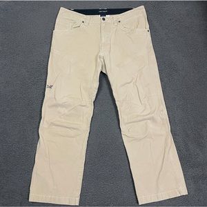 Arc'tery Pants Mens 36 Beige Tan Chinos Cargo Pants
Outdoor Hiking Canvas 36x32